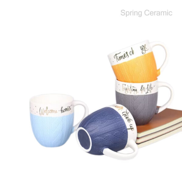 Textured Sweater Mug