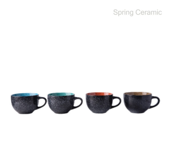 Colorful Reactive Glaze Soup Mug - Image 2