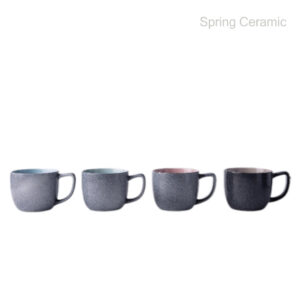 Colorful Reactive Glaze Soup Mug