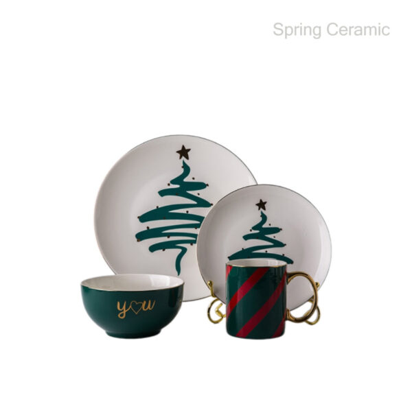 Holiday Dinner Set 16 Pieces - Image 3