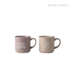 Ceramic Beige/Brown Mug