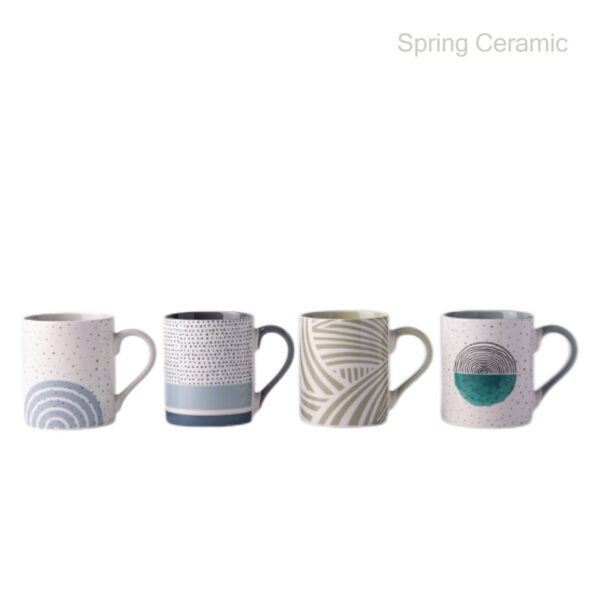 Green Leaf Ceramic Mug - Image 5