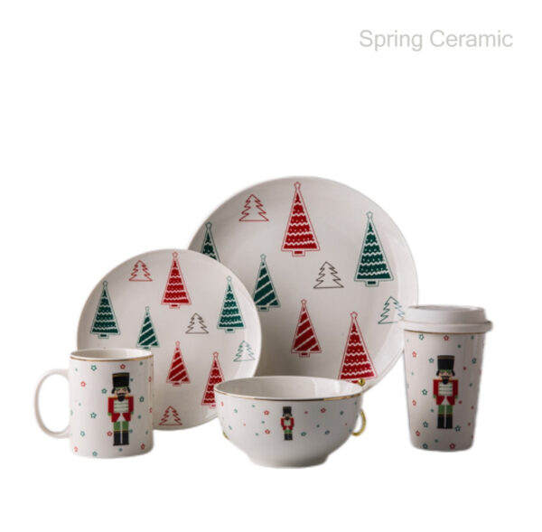 Holiday Dinner Set 16 Pieces - Image 2