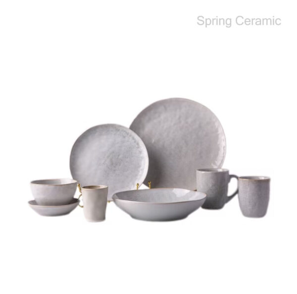 Reactive Glaze Dinner Set - Image 3