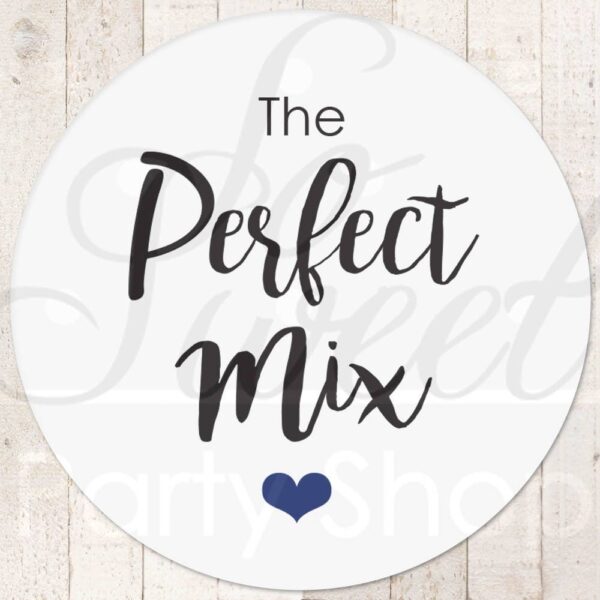 wedding favor treat bag stickers set of 25