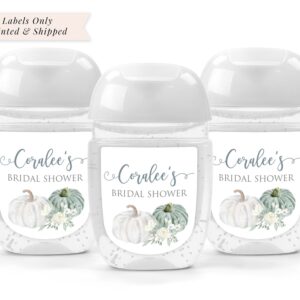 hand sanitizer labels set of 30